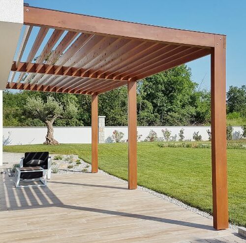 pergola en bois